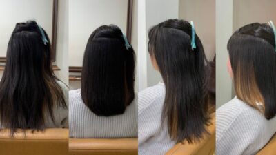 97%トリートメント弱酸性縮毛矯正で楽ちん艶髪美髪に