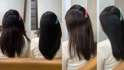 パサつきを抑えて97%トリートメント弱酸性縮毛矯正